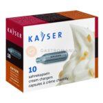 Kayser patroner för vispgrädde 10 st. B A Bb Ae D D A Ec D D E GOFREX.com