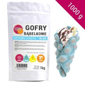 Deg för bubbelvåfflor Bubble Waffle Blå 1kg bubble-blue-1kg