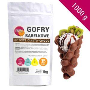 Deg för bubbelvåfflor Bubble Waffle Choklad 1 kg bubble-choco-1kg