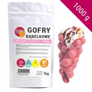Deg för bubbelvåfflor Bubble Waffle Rosa 1 kg bubble-pink-1kg