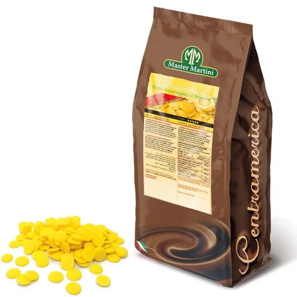 Chokladknappar och choklad till bakning citron 1 kg