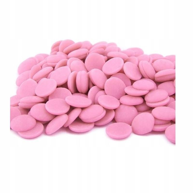 Glasyr för tårtor och kakor med jordgubbssmak 150 g dyski-polewa-do-rozpuszczania-truskawkowa-150g