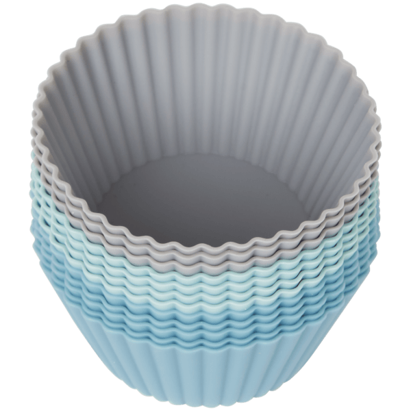 Cupcake-/muffinsformar i silikon