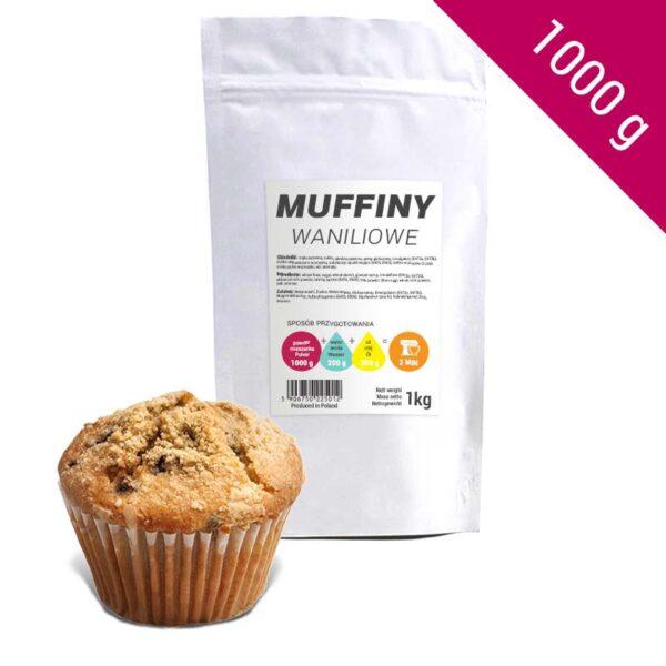 Blandning 1 kg Muffiny Babeczki Waniliowe GOFREX.com Muffiny Babeczki Waniliowe