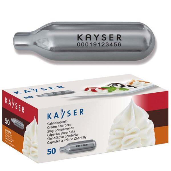 Kayser patroner för vispgrädde 50 st. Naboje Do Bitej Smietany Kayser Szt GOFREX.com