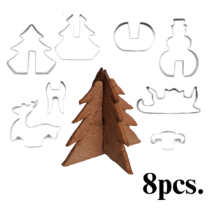 Utstickare 3D 8 st. pcs