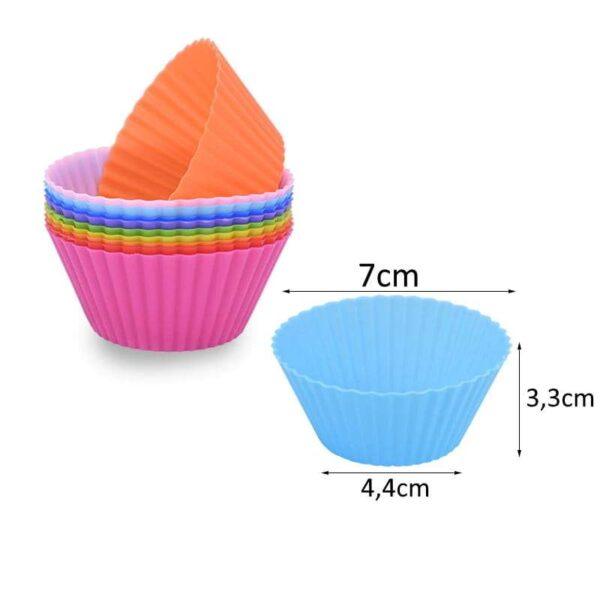 Muffinsform/bakplåt +12 st silikonformar Rg Gofrex Com GOFREX.com