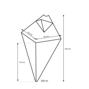 Förpackning Konformad för Söta Pommes Kraft | Behållare för Sås  rozek-sos-ml-opakowanie-na-slodkie-frytki-1-1