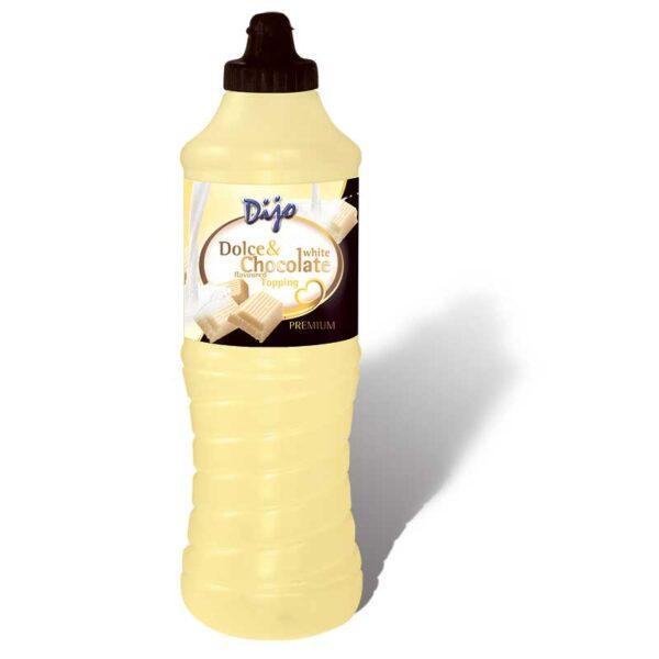 Vit chokladsås för Glass, våfflor