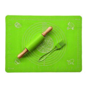 stolnicasilikonowa-mata-pedzel-walek-zestaw-akcesoriow-zielony-mata-silikonowa-stolnica-walek-pedzel-zestaw-zielony-gofrex.com