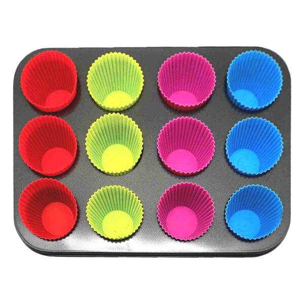 Muffinsform/bakplåt +12 st silikonformar Wd Gofrex Com GOFREX.com