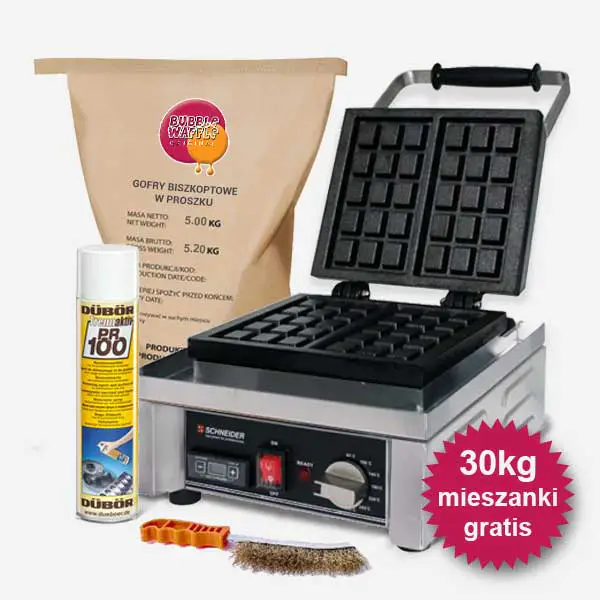 Startpaket för våfflor Schneider Zestaw Schneider Dubor Szczotka GOFREX.com