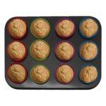 Muffinsform/bakplåt +12 st silikonformar Zl Muffin Tray Gofrex Com GOFREX.com