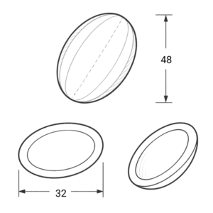 Utbytbar form Nötter för enhet för tillverkning av tartletter 40-3 Utbytbar form Nötter för enhet för tillverkning av tartletter 40-3