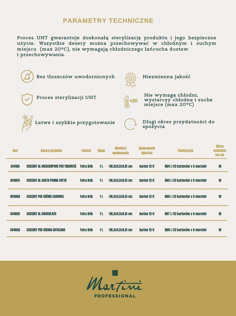 Basa för beredning av spansk kräm UHT 1L Master Martini baza-do-przygotowania-kremu-hiszpanskiego-uht-1l-master-martini-5