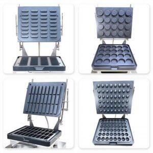 Apparat för tillverkning av tartletter med valfri uppsättning plåtar gofrex-plates