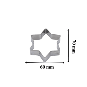 Pepparkaksform eller kakform för pepparkakor | Stjärna - liten mm-1-4 Pepparkaksform eller kakform för pepparkakor | Stjärna - liten mm-1-4