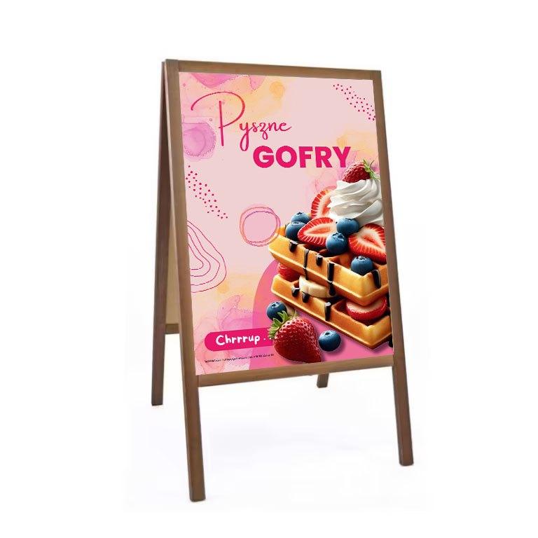 Reklam Sockervåfflor | Plakat Format B2 GOFREX.com Plakat_gofry_kolasyczne_chrupp