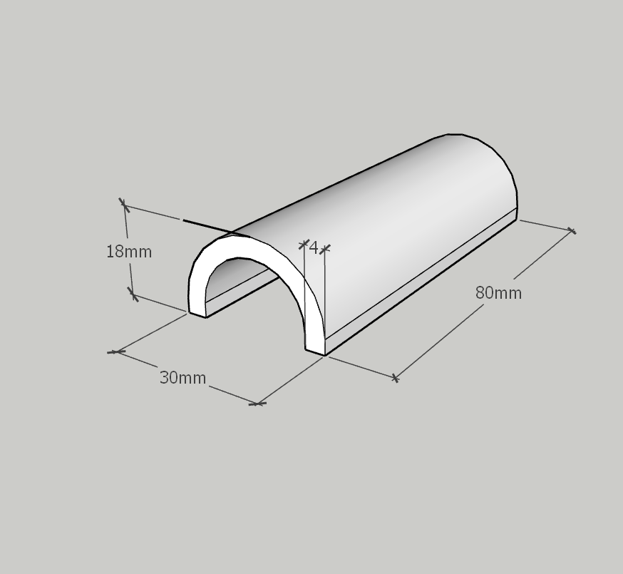 Utbytbar platta Rund form 63 mm för enhet för tillverkning av tartletter tart4