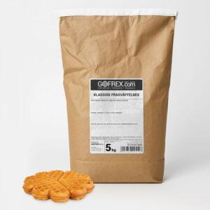 Smörgås-Bubble Waffle Smet | 5 kg | Matiga Bubbelvåfflor Ciasto na gofry bąbelkowe uniwersalne Packshot-produkt-w-papierowym-worku_plik_prod_v2